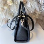 GUESS ANISE TRIPLE SATCHEL BAG PD991606 BLACK LOGO