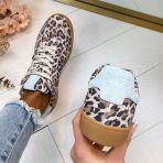 DWRS POONA LEOPARD B11456-54 SAND/LT.BLUE