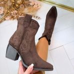 COWBOY BOOTY DE326 BROWN/S