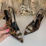 KELSEY DIAMOND HEEL 100-410 LEOPART *WEB ONLY*