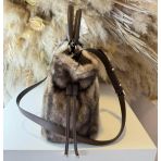 GUESS MAVIS SATCHEL BAG FG967407 ESPRESO MULTI