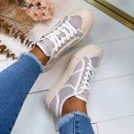 GUESS BESTIE SNEAKER FLPISSFAL12 SAND