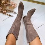 SUEDINE COWBOY LAARS T-272 KHAKI