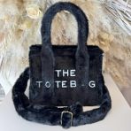 FAKE FUR TOTE BAG H3235 BLACK