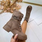 *SALE* CIRCLE BOOT XJ-956 KHAKI