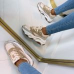 STEVE MADDEN PROGRESSIVE SNEAKER 7822 LIGHT BRONZE