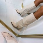 *SALE* SOFIA LEATHER LOOK LAARS DES8072 BEIGE/PU