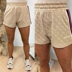 GUESS 4G JACQUARD SHORT V6GD02K2959 FMC3 TAUPE