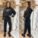 GUESS BERTHE HOODIE SWEATER V6RQ02KCAY2 BLACK