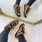 LA STRADA SNEAKER 2404318-1001 BLACK/BEIGE