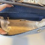 GUESS DOVIE FLAP SHOULDER BAG DG990919 DENIM LOGO