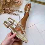 FLOWER DIAMOND SANDAAL 9801 GOLD