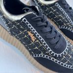 **DEFECT** LA STRADA SNEAKER 220586-220 BLACK MAAT 41
