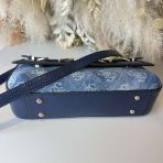 GUESS DOVIE FLAP SHOULDER BAG DG990919 DENIM LOGO