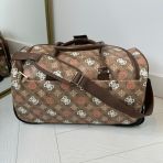 GUESS WHEELED DUFFLE B9315935 LATTE LOGO MULTI