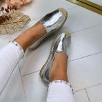 GOLDIE ESPADRILLE HH160 SILVER *WEBONLY*