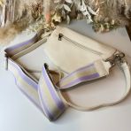 LEATHER LOOK BUMBAG G001 BEIGE
