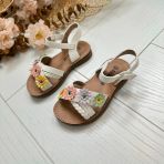 **KIDS** FLOWERY SANDAAL 332-2 WHITE *WEB ONLY*