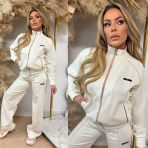 GUESS GEORGIA HIGH VEST V6RQ00KD852 G1O6 OFFWHITE