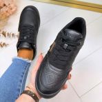 GUESS ALLOVER LOGO SNEAKER FLJMI6FAL12 BLKBL