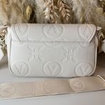 VALENTINO BAGS SAMBA RE FLAP BAG VBS8ZG09 ECRU