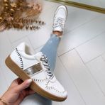 LA STRADA PRETTY SNEAKER 2401870-1043 WHITE/GOLD PU