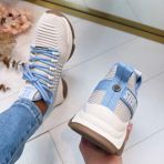 STEVE MADDEN SNEAKER MAC-E 0019 BLU PEARL