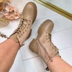 SUEDINE BEARY BOOT BM133 KHAKI *WEB ONLY*