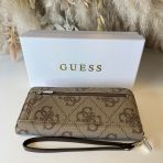 GUESS LAUREL II SLG WALLET SO7459146 LATTE LOGO/BROWN