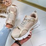 GUESS LOGO SNEAKER FLTIBIELE12 SAND