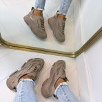 STEVE MADDEN POSSESSION-E SNEAKER 0033 DARK TAUPE