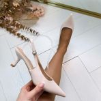 SMALL CLASSY HEEL LS-5476 BEIGE