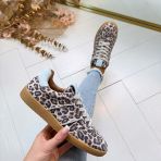 DWRS POONA LEOPARD B11456-54 SAND/LT.BLUE