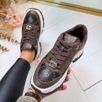 GUESS CHOCO SNEAKERS FLFBRTPEL12 BROWN