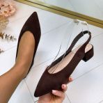 SUEDINE HAKJE AQ215 BROWN