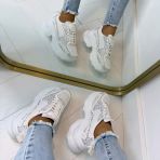 MONICA GLAM SNEAKER 8973 WHITE