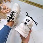 STEVE MADDEN SNEAKER MAGNETO-E 0119 OFFWHITE/BEIGE GREY