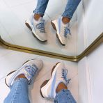 STEVE MADDEN SNEAKER MAC-E 0019 BLU PEARL