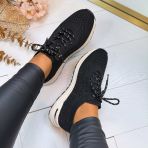 LA STRADA SNEAKER 2404316-4500 BLACK/SILVER