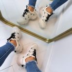 STEVE MADDEN SNEAKER MAGNETO-E 0119 OFFWHITE/BEIGE GREY