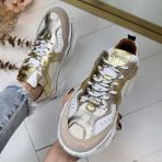 **LAATSTE MAAT 37** DWRS PLUTO SNEAKER J5217-77 SAND/CHAMPAGNE