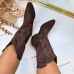 *SALE* NOEKIE COWBOY BOOT A-982 BROWN