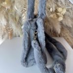 FAKE FUR TOTE BAG H3235 GREY