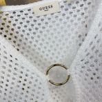 GUESS KNITTED BEACH DRESS E6GK03Z5632 G1CR OFF WHITE