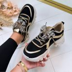 SPARKLE BUTTERFLY SNEAKER 8-110 BLACK *WEB ONLY*