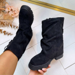 *SALE* LOVY FRINGE BOOT RQ-541 BLACK