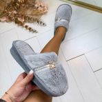 BEARLY PANTOFFEL XL-3715 GREY