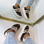 KANT STRIPE SNEAKER 9178 BROWN