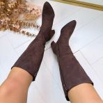 BESTIE SUEDINE HEEL DES8037 BROWN/SUE