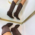 JOLIE COWBOY BOOT 1153 BROWN
